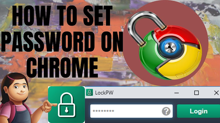 How to lock Google Chrome Browser || Set Password ||