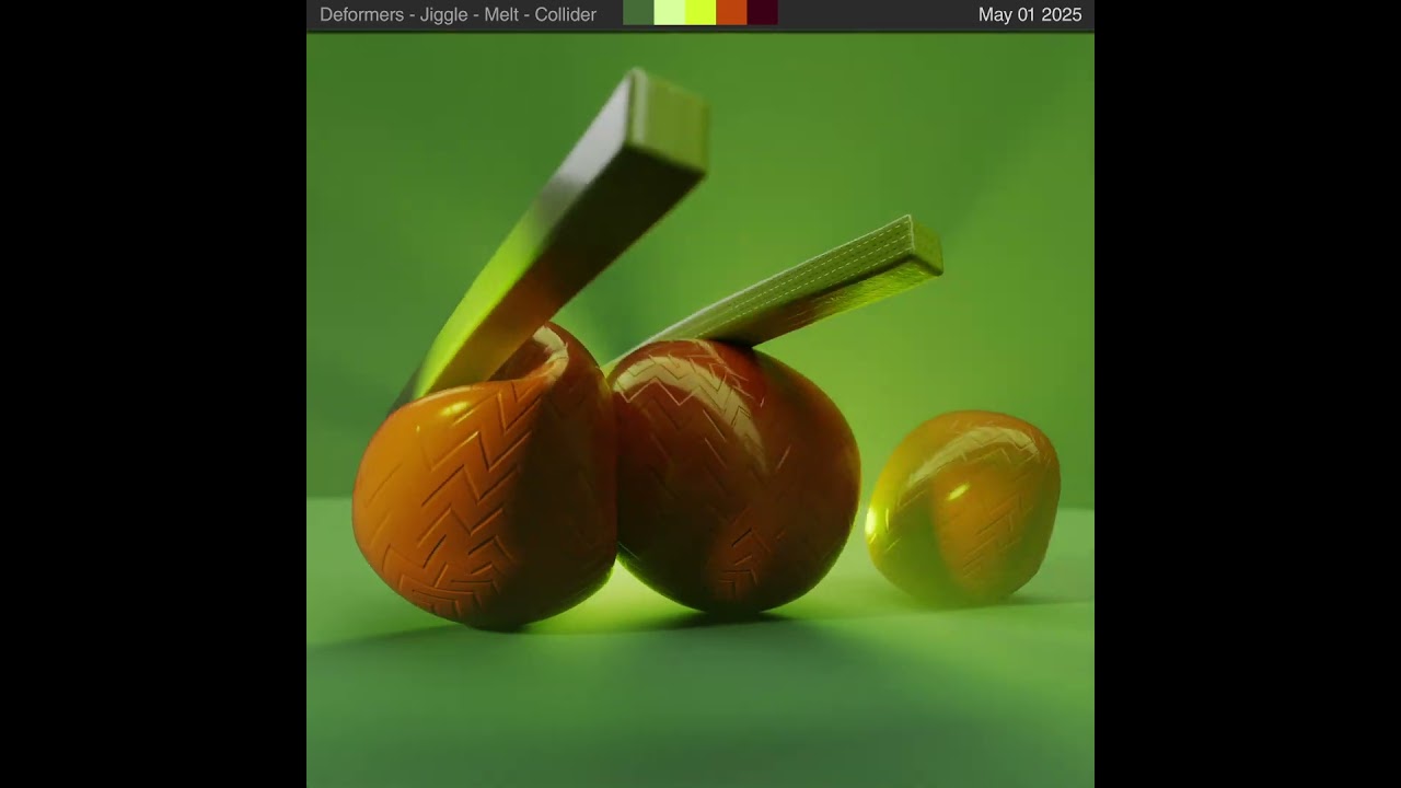 25 05 01  Deformers   Jiggle   Melt   Collider