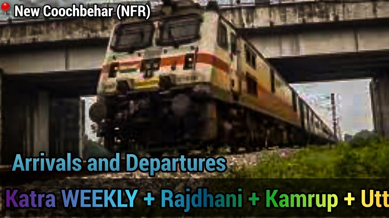 NFR Power Show! | Rajdhani, Kamrup, Uttarbanga at New Coochbehar | First Upload 🚆