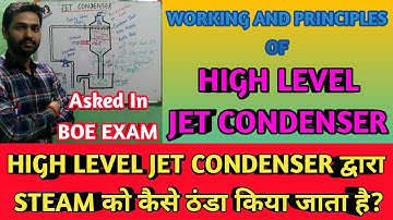 JET CONDENSER || WORKING AND PRINCIPLES OF HIGH LEVEL JET CONDENSER || Power Plant Engineering ||