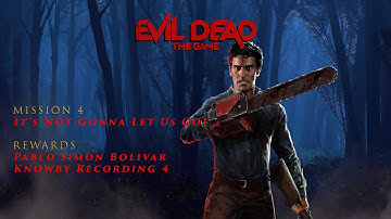 Evil Dead The Game Mission 4 / How to Beat All Missions / Unlock All Characters & Knowby Recordings