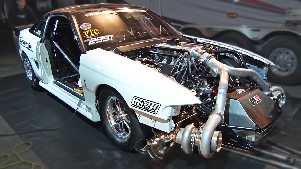 TWIN TURBO Ford Mustang - 102mm Turbochargers! - YouTube chevy chevelle engine diagram 