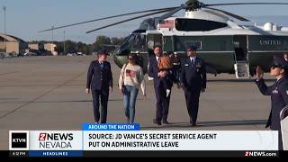 JD Vance's Secret Service agent put on administrative leave