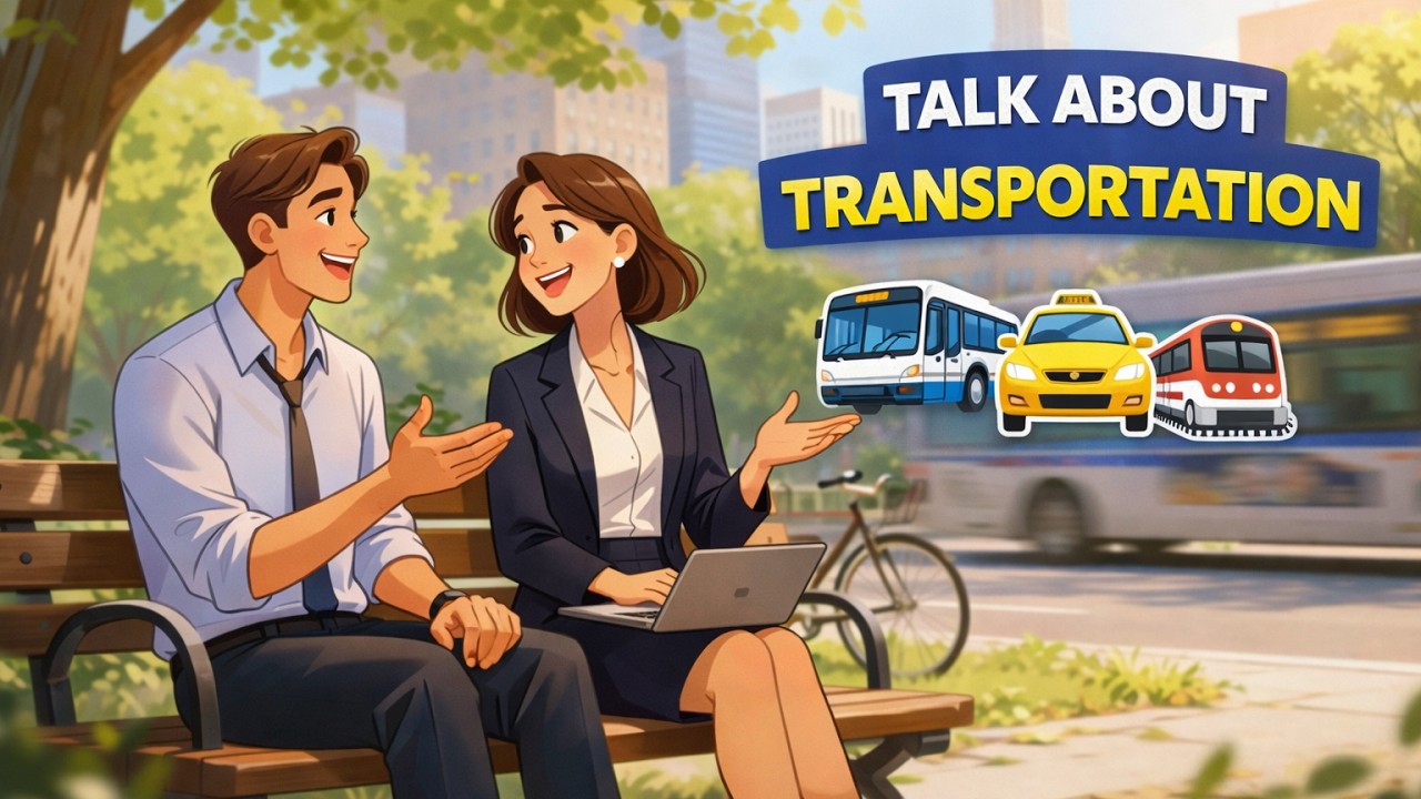 Speak About Transportation in English Naturally – Conversation Practice