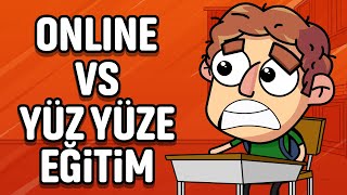 Online Eğitim Vs Yüz Yüze Eğitim Animasyon