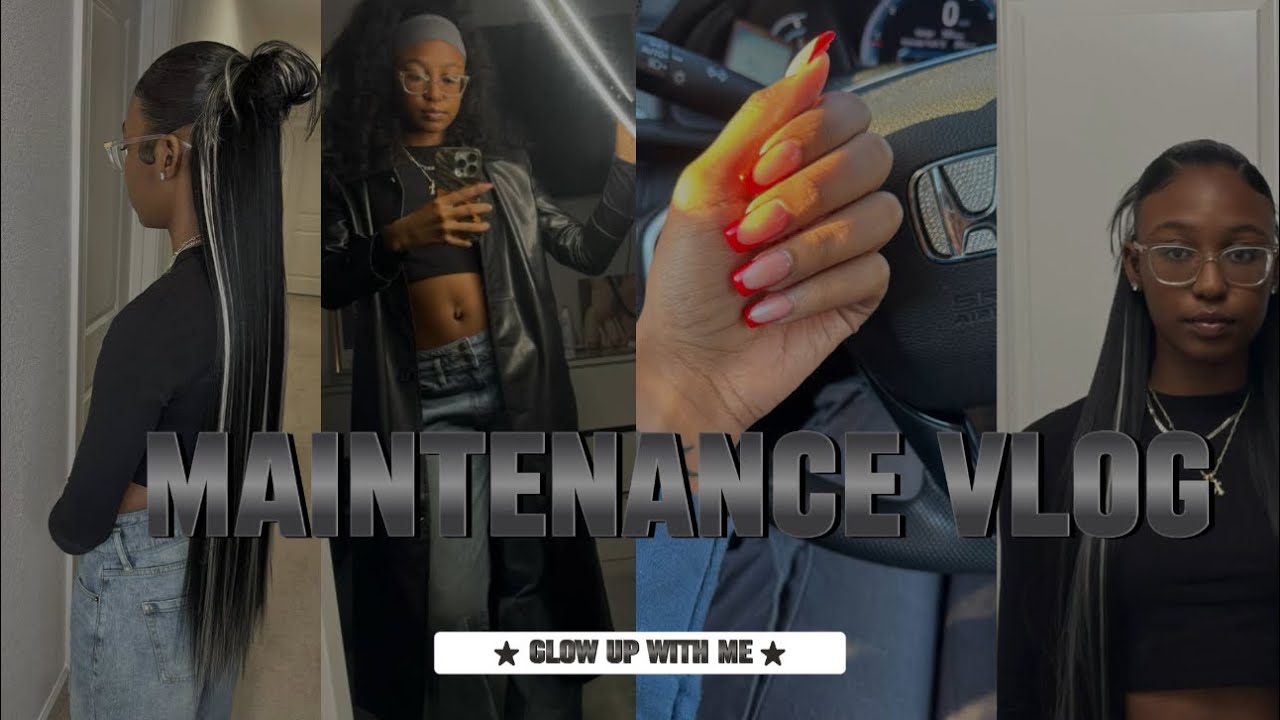 MAINTENANCE VLOG : ★ glow up with me ★ - YouTube