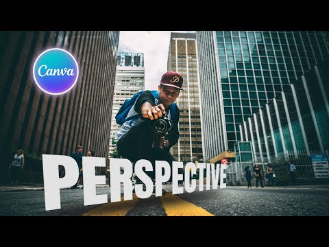 How to Create 3D PERSPECTIVE TEXT Effect using Canva | The Easiest Way!