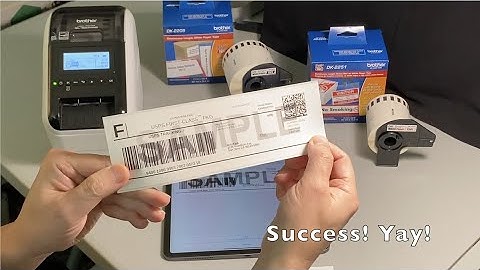 Ebay Shipping Label via QL820NWB