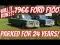 1966 F100 Farm Auction Truck! Will it Run?!? "Ran When Parked" One Owner Jewel!!