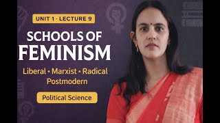 Schools of Feminism |U1 (Lect. 9)| Liberal, Marxist, Radical & Postmodern| UGC NET Political Science