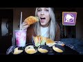 Taco Bell Mukbang!! (+ New Cheddar Cheese Chalupa)