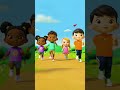 March, Bounce, Peek! 🐼🐢 Fun Action Song for Kids