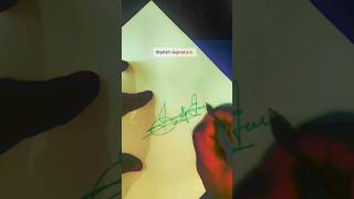 🖊️🎨🙏How to Make a Stylish Signature ✍️ Easy Signature Design Tutorial #shorts🙏💐🎨🖊️