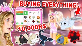 Buying EVERYTHING In The NEW HALLOWEEN UPDATE In Adopt Me! (Roblox)