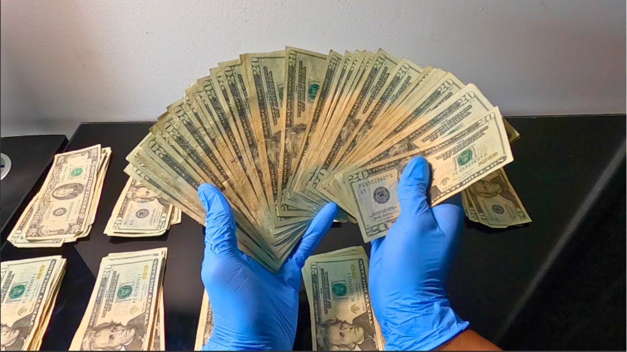 Saved $3000 USD in $20 Bills in 2 Weeks | Count Up Session