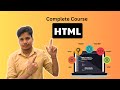 HTML with Amit Sir || Live || Introduction || First Project of HTML