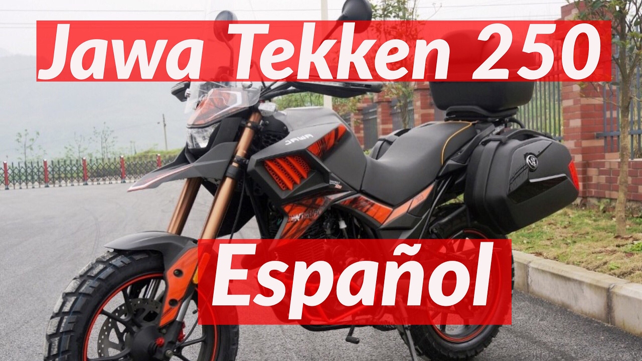 Moto Jawa Tekken 250 Cc Crossenduro Touring Trial Imágenes Características Español 2017