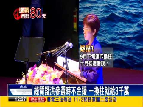 2016總統－換柱啟動才給錢 檢方疑朱知情－民視新聞
