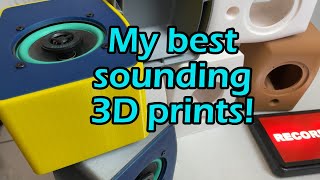 Great 3d Printed Speakers