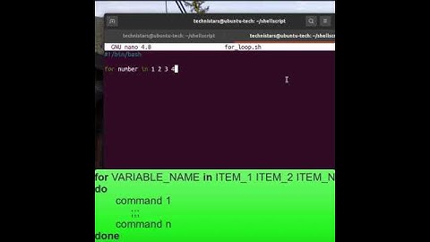 Shell scripting - For loop #shorts #linux