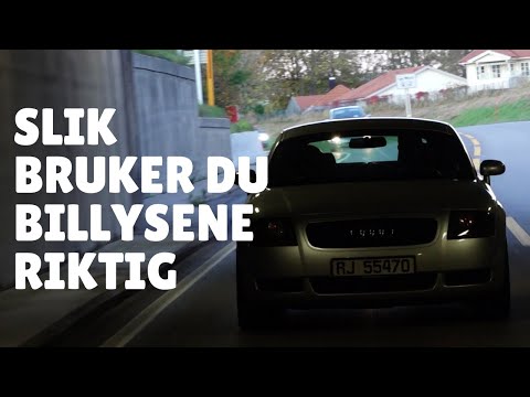 Slik bruker du billysene riktig | NAF