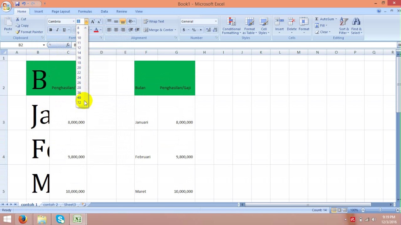 Simbol Kali Di Excel