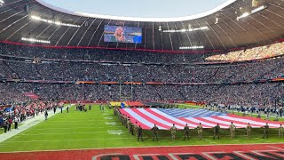 NFL Munich American and German national anthem  #buccaneers #seahawks #nfl #nflmunich