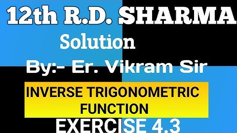 ITF Ex 4.3 Question no- 1 (i)