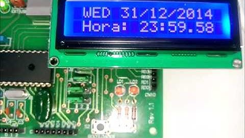 RTC DS1307 com PIC18F4550