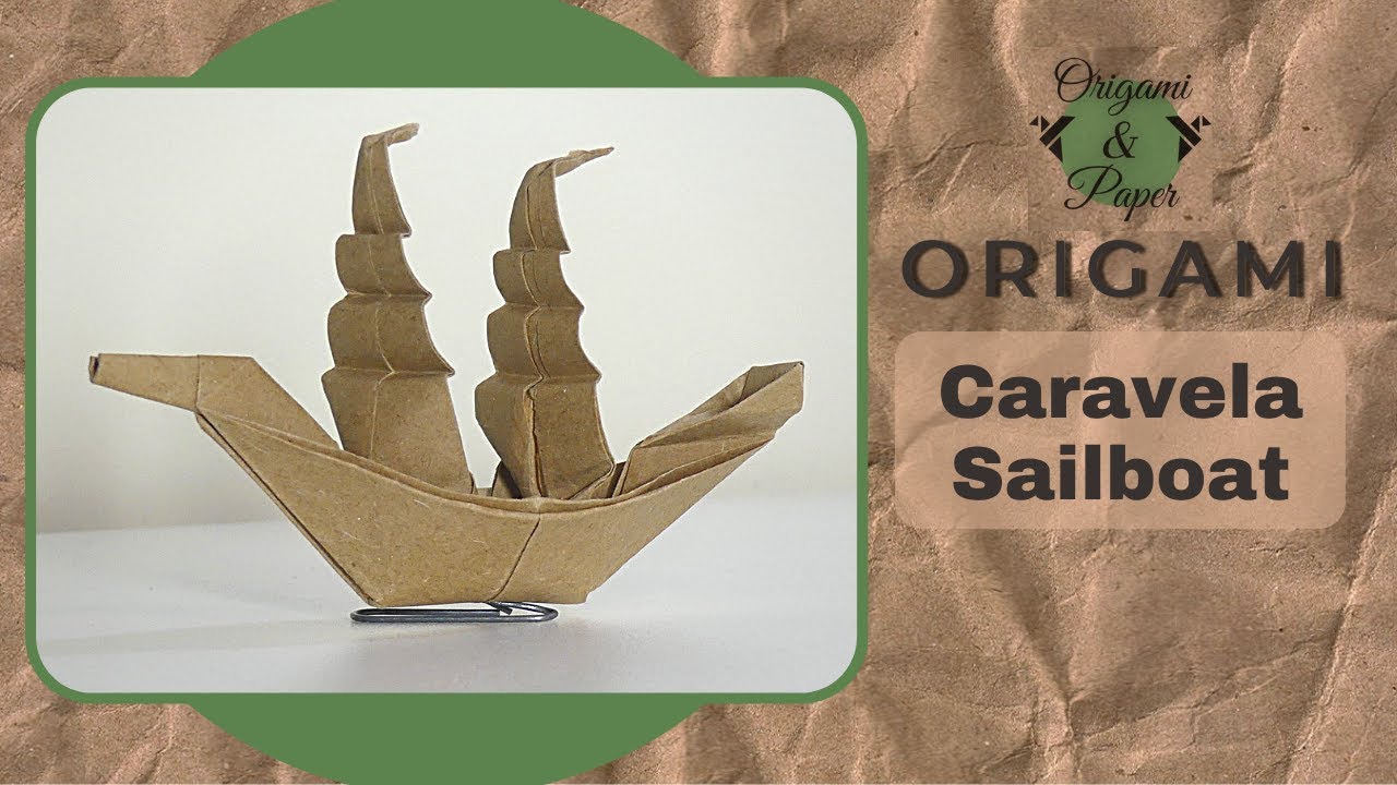 Molde Caravela De Papelão - RETOEDU