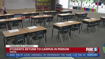 Santee Students Return To Campus In Hybrid Learning Model