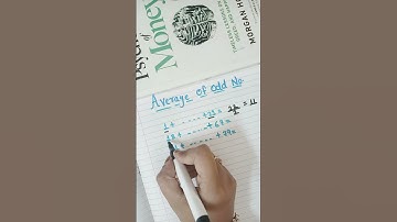 Average Of Odd Number #maths #shorts