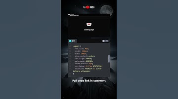 Rotating Loading Effect CSS #html #css #codetomato