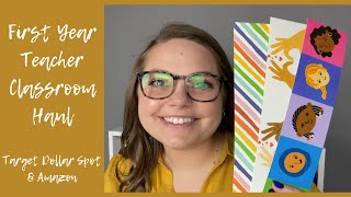 First Year Teacher Classroom Haul pt. 1 |  Target & Amazon Teacher Haul