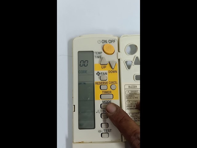 Cara Mencari Error Code Ac Daikin Pada Ac Casette Youtube