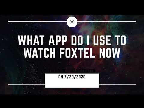 Vídeo: Diferença Entre Foxtel E Foxtel Play