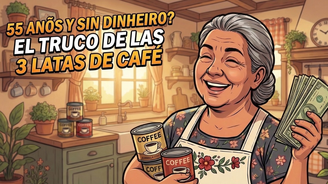 ¿55 AÑOS Y SIN AHORROS? el truco de las 3 latas de café Y MIRA EL MILAGRO OCURRIR