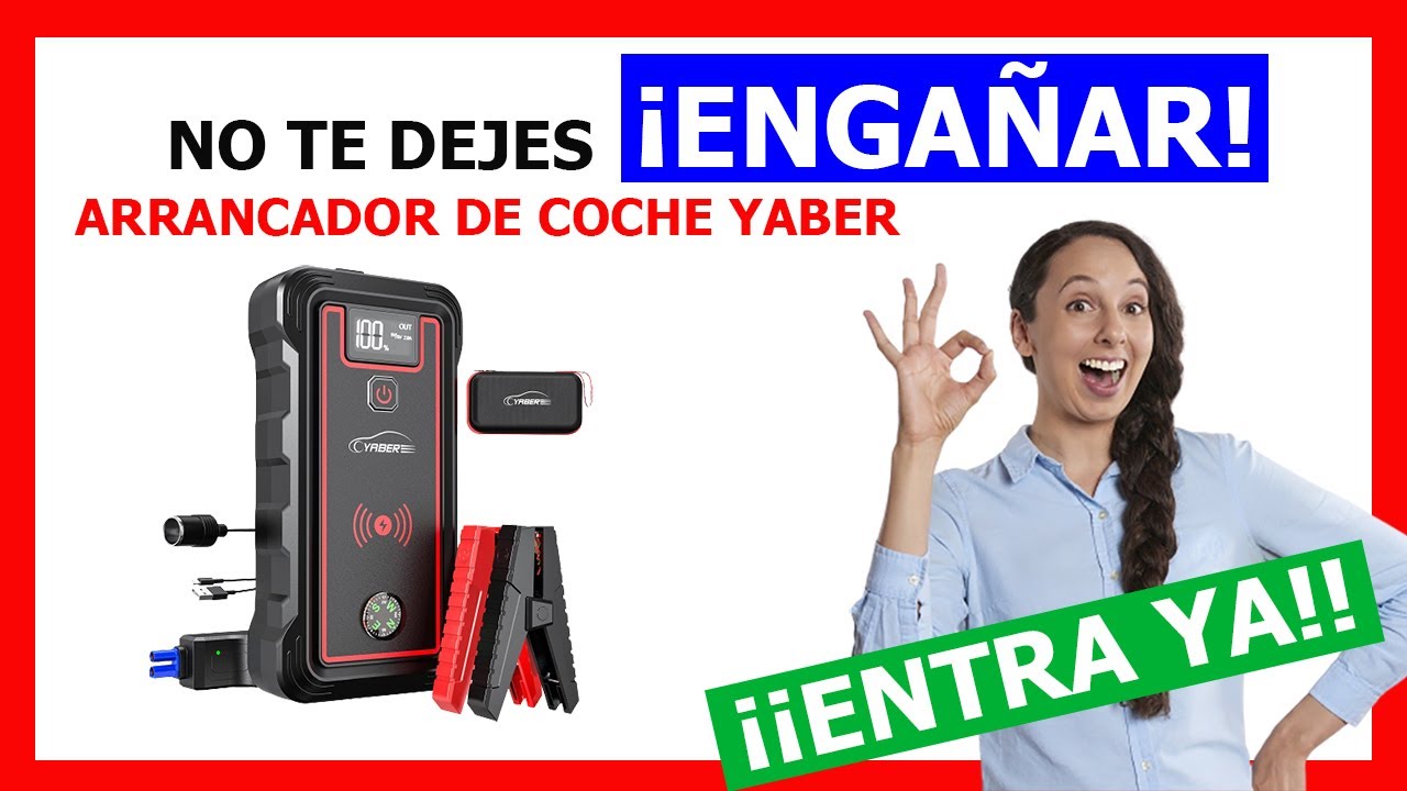 ✓ ARRANCADOR DE COCHE YABER ✓ ¡¡¡UNBOXING Del Arrancador de Coche YABER que  ARRASA en !!!👈 