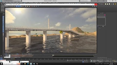 3DsMax Tutorials, Learn Lighting a Bridge from Scratch in 3dsmax ( Part 8)