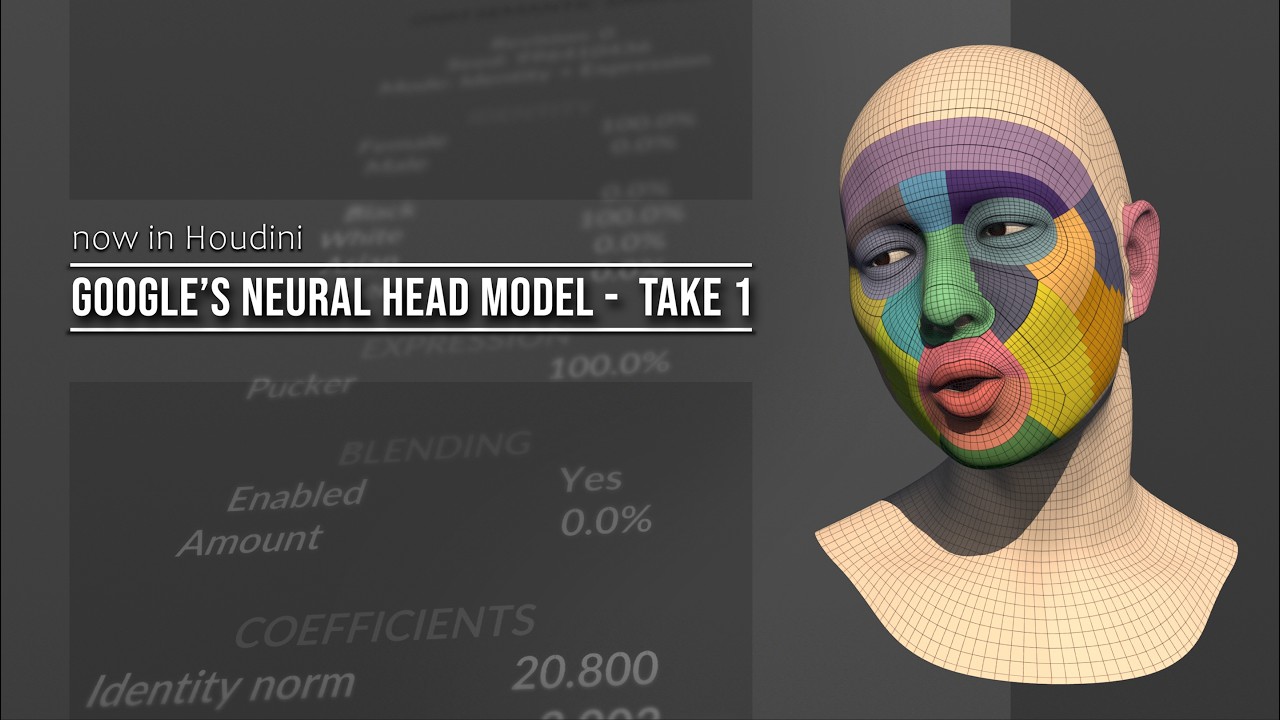 Google's Neural Head Model (GNM) Integration in Houdini