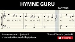 not balok hymne guru - lagu wajib nasional - doremi / solmisasi  - Durasi: 1:55. 