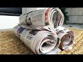 2 DIY Newspaper craft/Best out of waste craft ideas