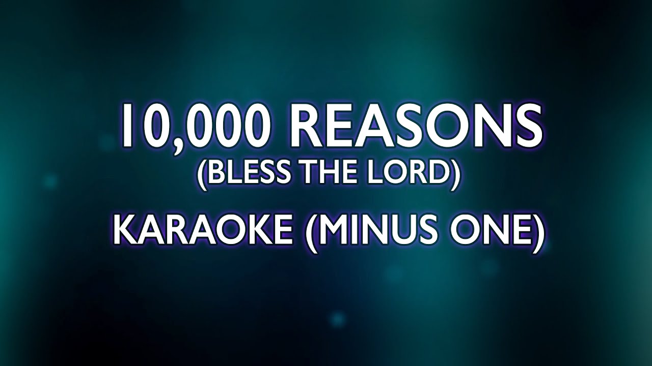 10000 reasons karaoke