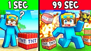 Minecraft But Random TNT Spawns Every Second!