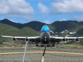 Insane st maarten 747 takeoff must see