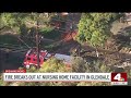 Firefighters battle fire at Glendale nursing home facility