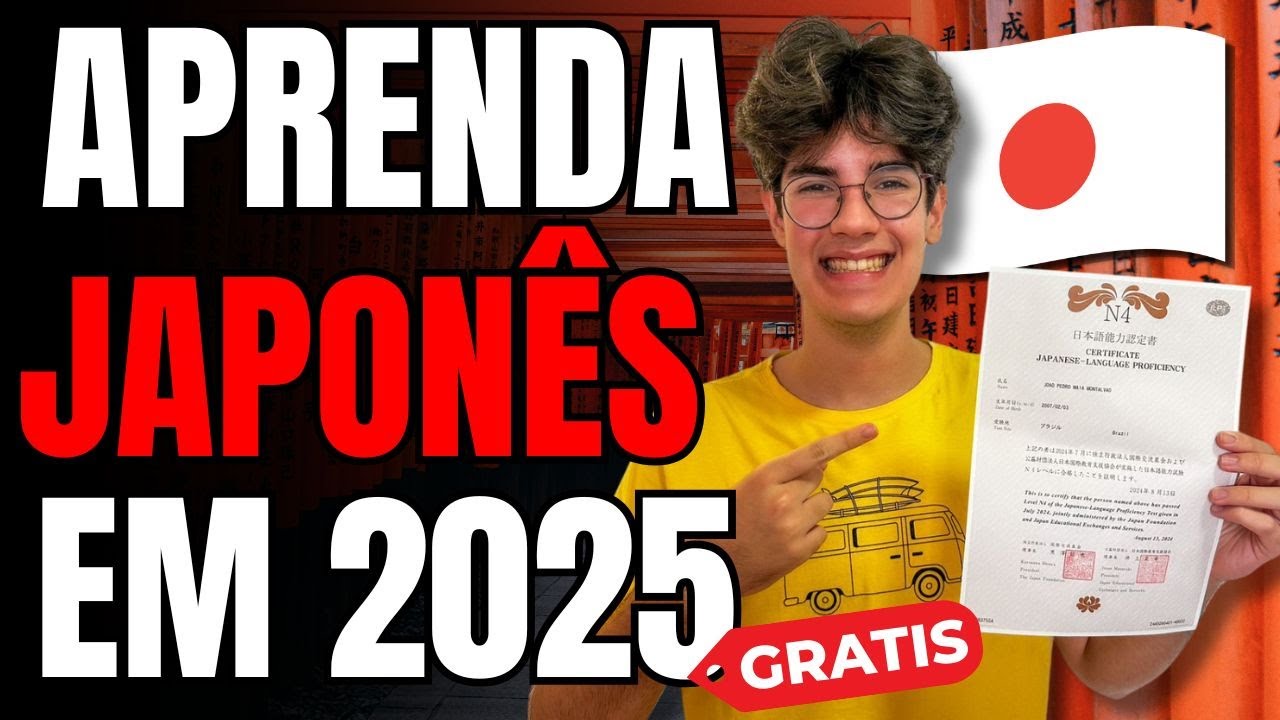 APRENDA JAPONÊS EM 2025 (de graça)