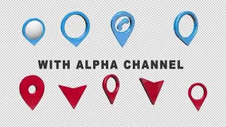 3D Looped Map Icons 2 Stock Motion Graphics 3D Looped Map Icons 2 Stock Motion Graphics