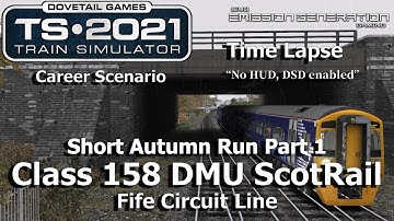 Short Autumn Run Part 1 [Time Lapse] - Career Scenario - Train Simulator 2021