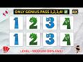 1-2-3-4 Brain Speed Test: Say the Word on Beat! 💀 Genius Challenge (4K UHD)